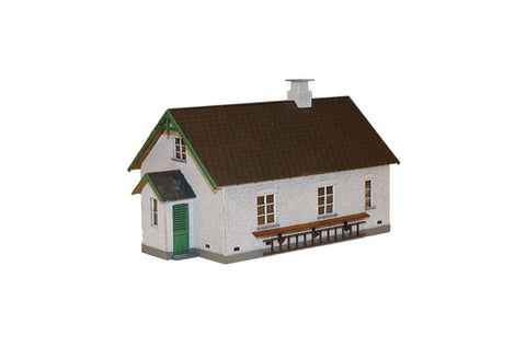 HT 87252 DSB vogterhus hvid puds