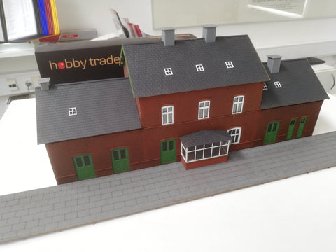 HT 87258 typisk DSB Banegård Inspireret af Svenstrup 1:87