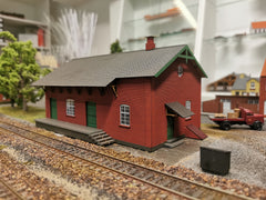 HT 87246 DSB Pakhus i gule sten