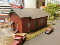 HT 87246 DSB Pakhus i gule sten